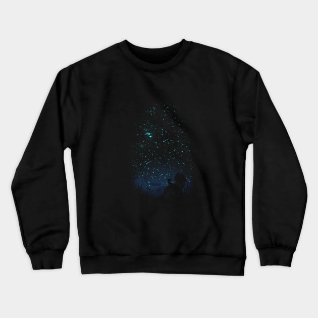 Under The Stars Crewneck Sweatshirt by filiskun